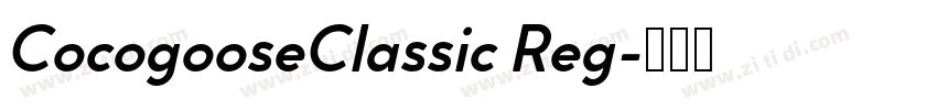 CocogooseClassic Reg字体转换